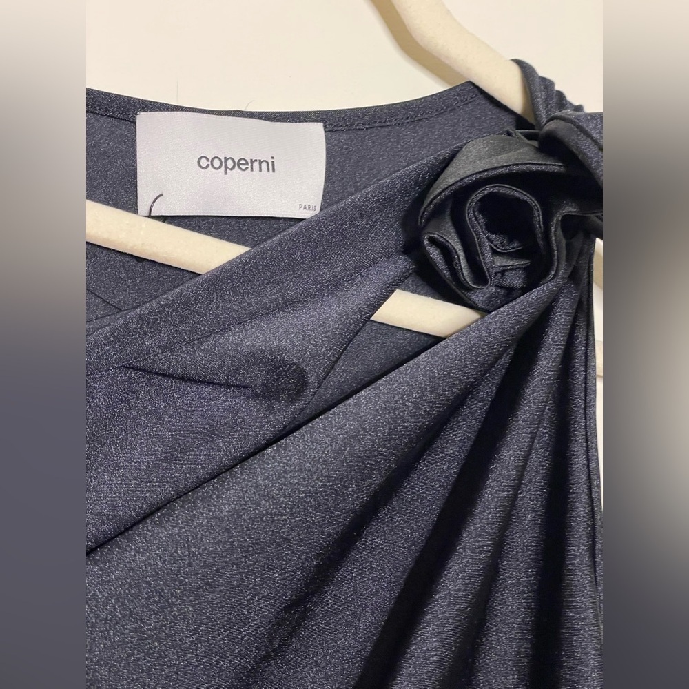 Coperni Asymmetric Flower Gown - image 7